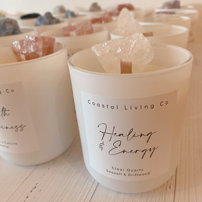 Introducing Our New Crystal Candle Collection at Coastal Living Co