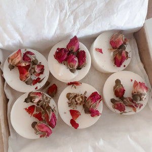 Botanical Coconut Soy Wax Melts - Rose Scented Melts